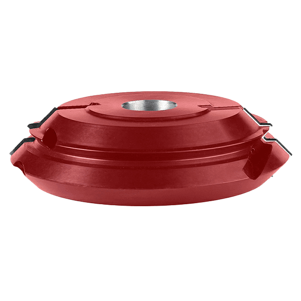 6-11/16" Dia x 45° Insert Carbide Lock Miter Shaper Cutter, 1-1/4: Bore Main - Image