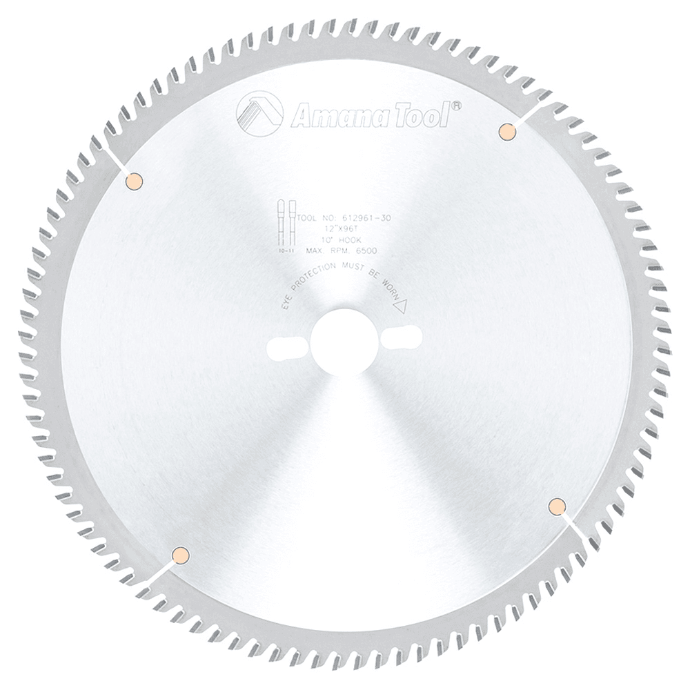 12" x 96 Teeth Fine Cut-Off/Cross-Cut Saw Blade, 30mm Bore - Main Image