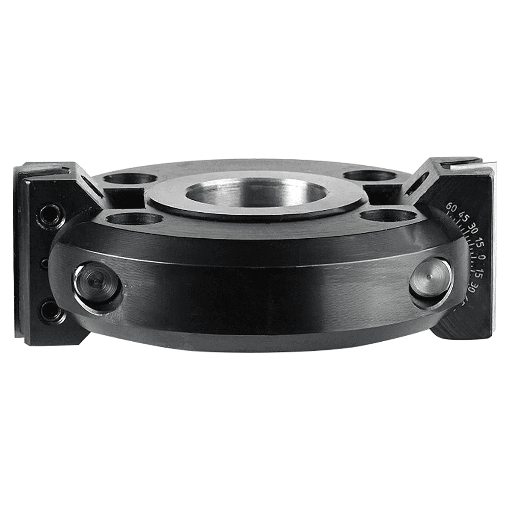 61303 -45° to +45° x 110mm x 40mm x 1-1/4" Bore Insert Carbide Steel Adjustable Chamfer Main - Image