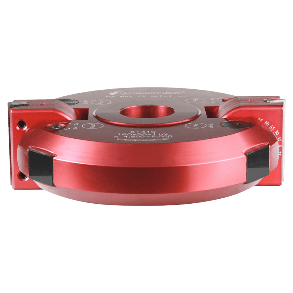 61310 -90° to +90° x 160mm x 50mm x 1-1/4" Bore Insert Carbide Aluminum Adjustable Chamfer Main - Image