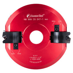 61311 -90° to +90° x 170mm x 60mm x 1-1/4" Bore Insert Carbide Aluminum Adjustable Chamfer Alt 3 - Image
