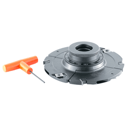 160mm x 8mm - 15mm x 1-1/4" Bore Insert Carbide Adjustable Groove with Scorer/Ring Nut Alt 2 - Image