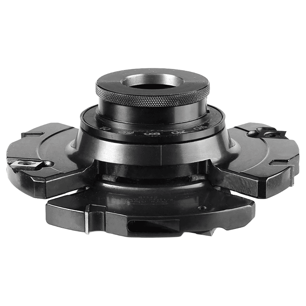 160mm x 12.5mm - 24mm x 1-1/4" Bore Insert Carbide Adjustable Groove with Scorer/Ring Nut Alt 2 - Image