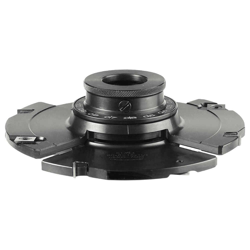 180mm x 8mm - 15mm x 1-1/4" Bore Insert Carbide Adjustable Groove with Scorer/Ring Nut Alt 2 - Image