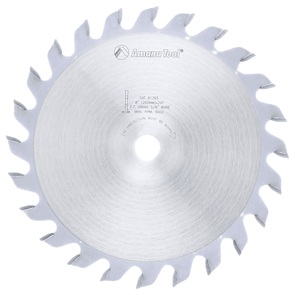8" x 24T x 5/8" Bore 12° Carbide Tipped Groover Main - Image