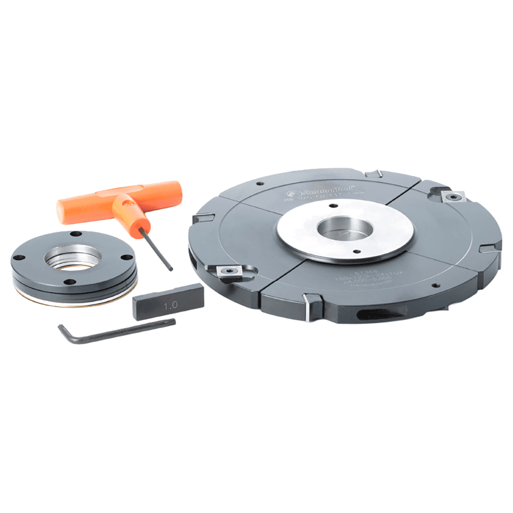 180mm x 12.5mm - 24mm x 1-1/4" Bore Insert Carbide Adjustable Groove with Scorer Alt 2 - Image