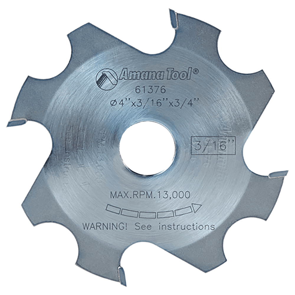 4" x 3/16" Kerf x 4 Teeth x 3/4" Bore Replacement Groover for Prestige Mighty Dado Adjustable Dado/Groover Alt 2 - Image