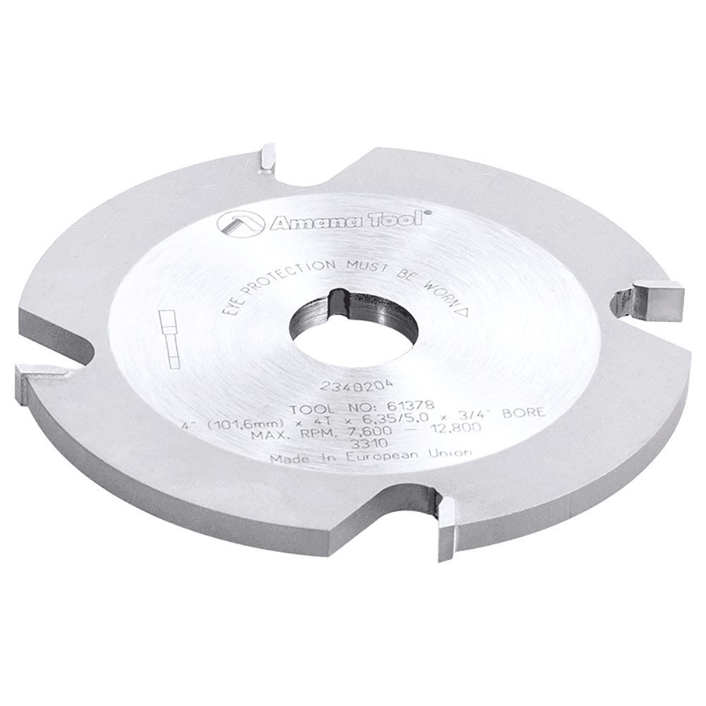 4" x 1/4" Kerf x 4 Teeth x 3/4" Bore Replacement Groover for Adjustable Dado/Groover Alt 2 - Image