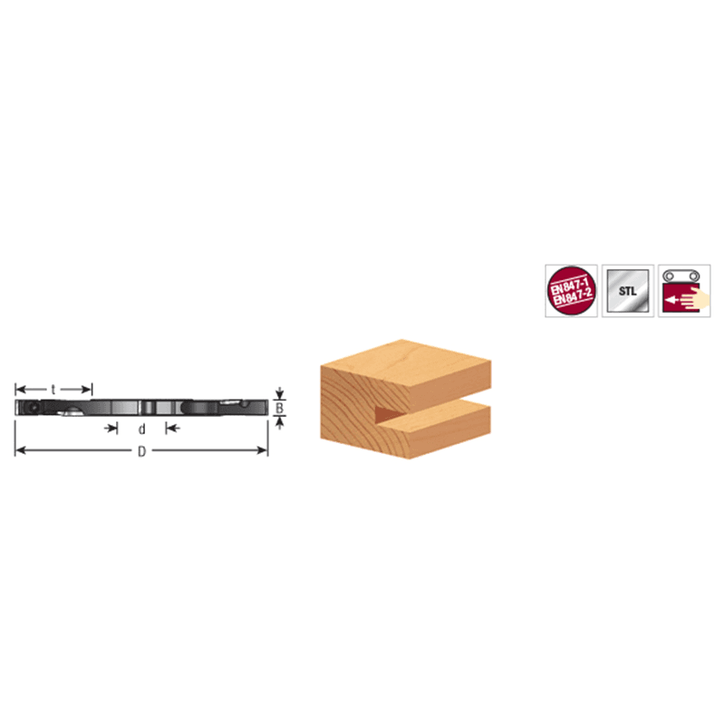 1/2" x 5" x 1-1/4" Bore Insert Carbide Grooving with Scorer Alt 1 - Image