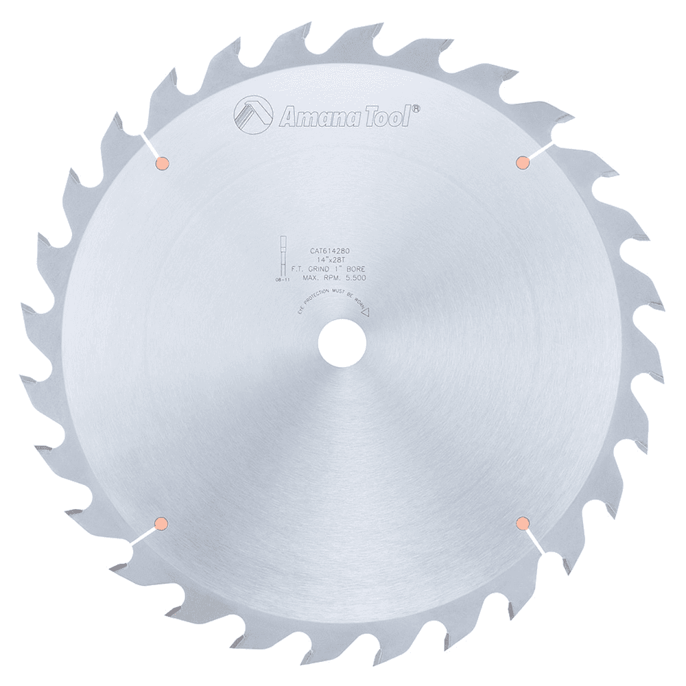 14" x 28 Teeth Standard Ripping Saw Blade - Main Image