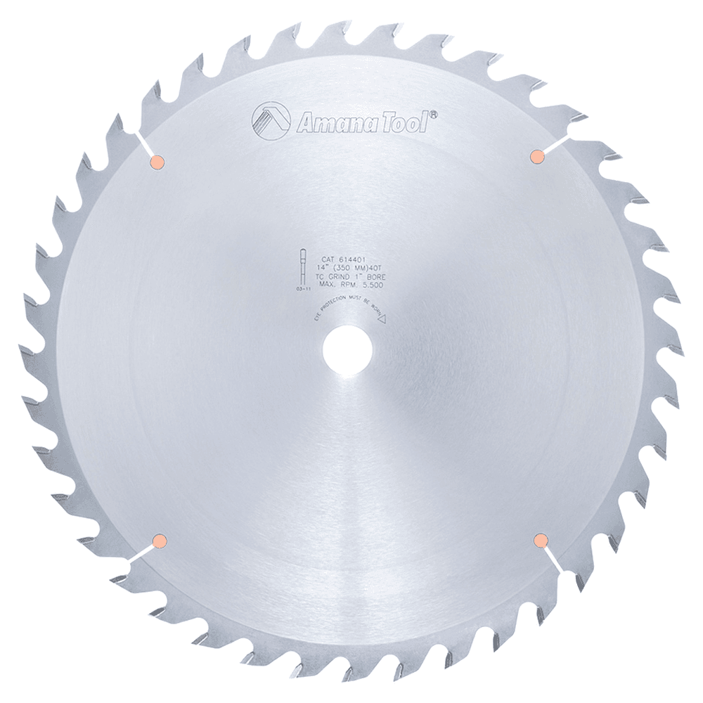 14" x 40 Teeth Glue Line Ripping Saw Blade - Main Image