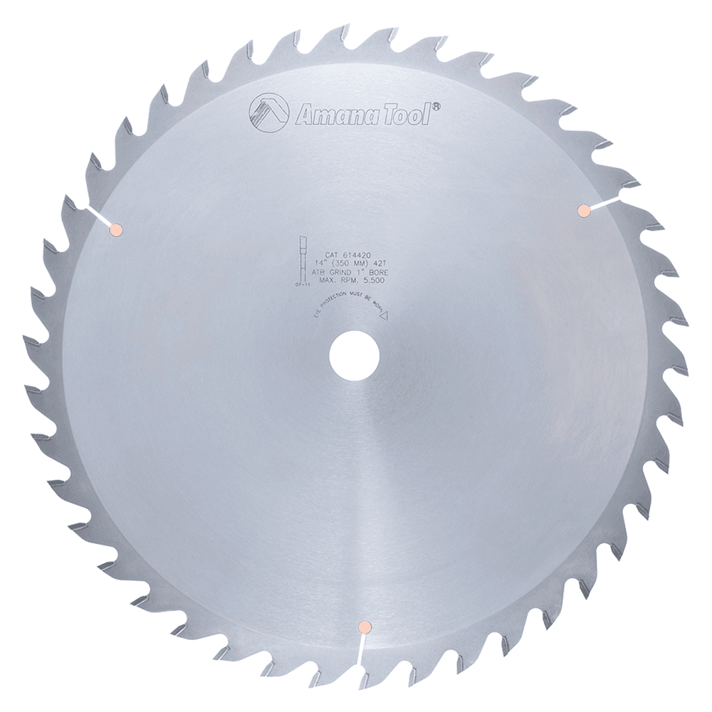 14" x 42 Teeth Ripping/Cross-Cut General Purpose Saw Blade - Main Image