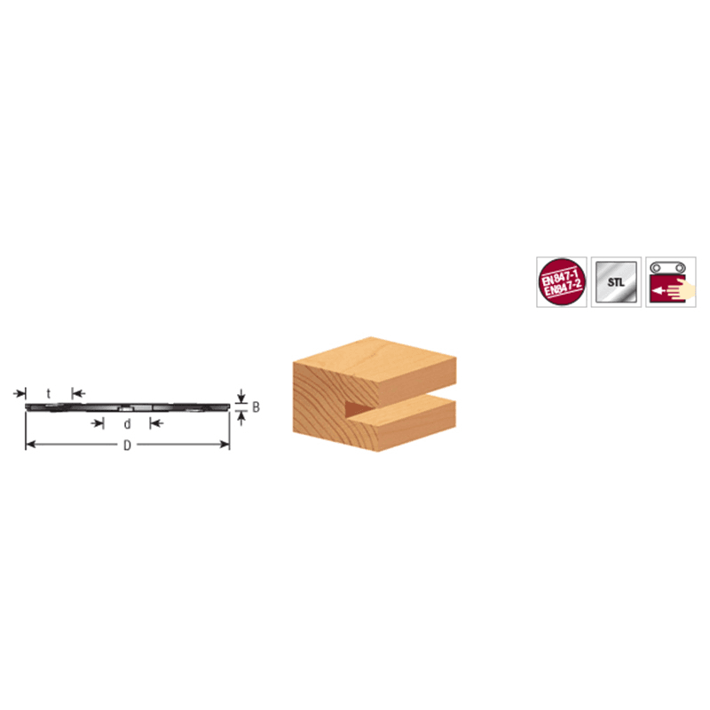 1/4" x 5" x 1-1/4" Insert Carbide Grooving with Scorer Alt 1 - Image