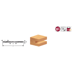 1/4" x 5" x 1-1/4" Insert Carbide Grooving with Scorer Alt 1 - Image