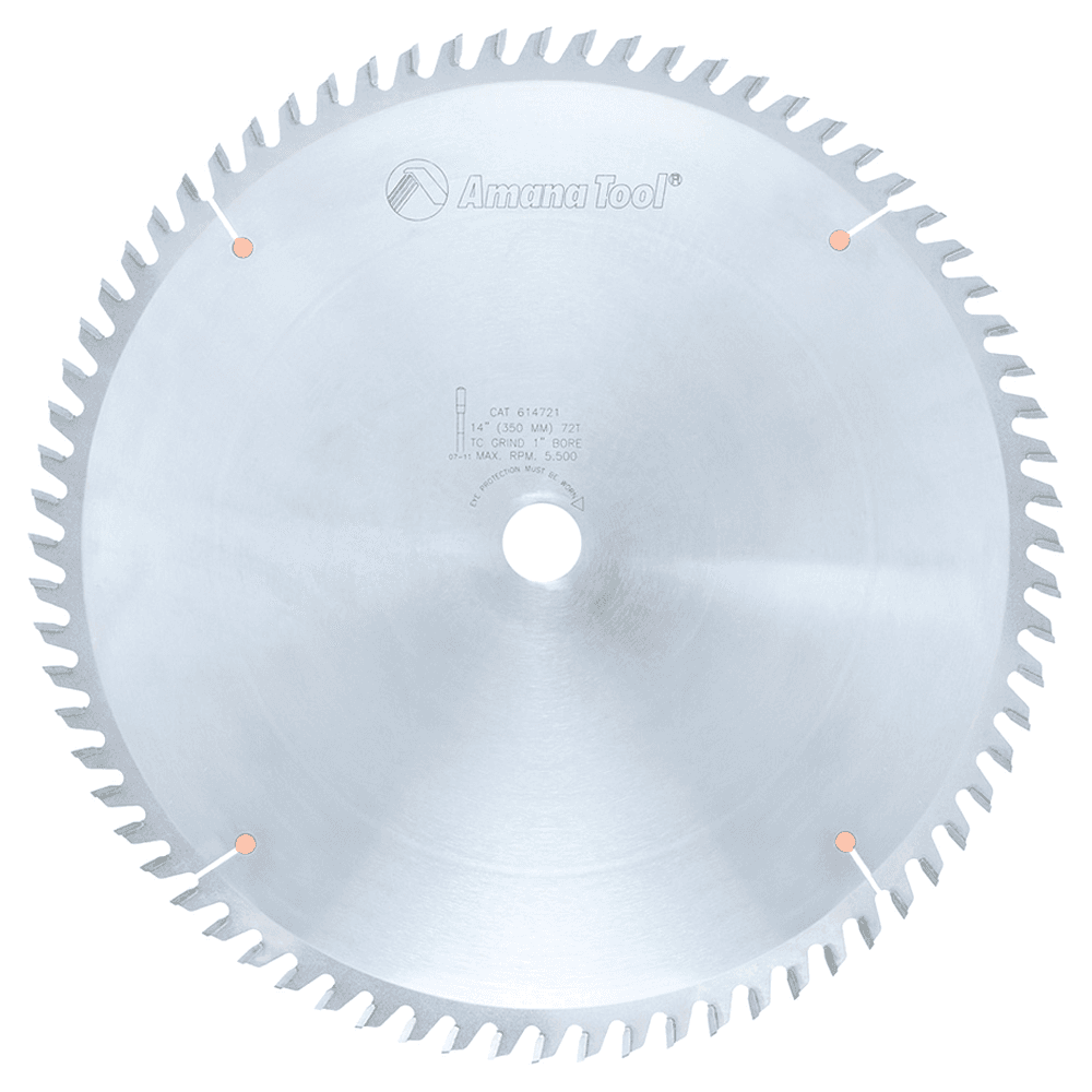 14" x 72 Teeth Trim/Cross-Cut Heavy-Duty General Purpose Saw Blade - Main Image