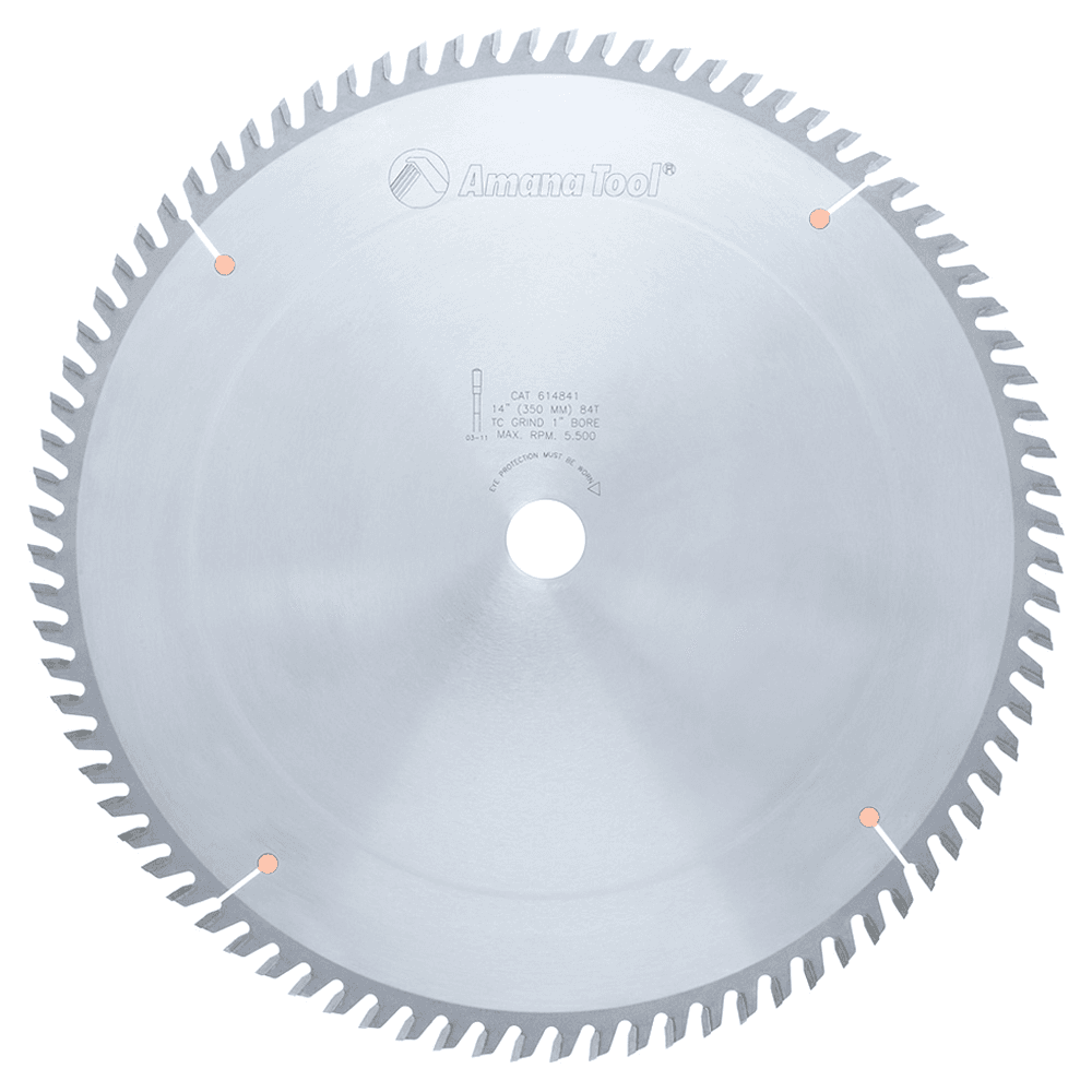 14" x 84 Teeth Trim/Cross-Cut Heavy-Duty General Purpose Saw Blade - Main Image