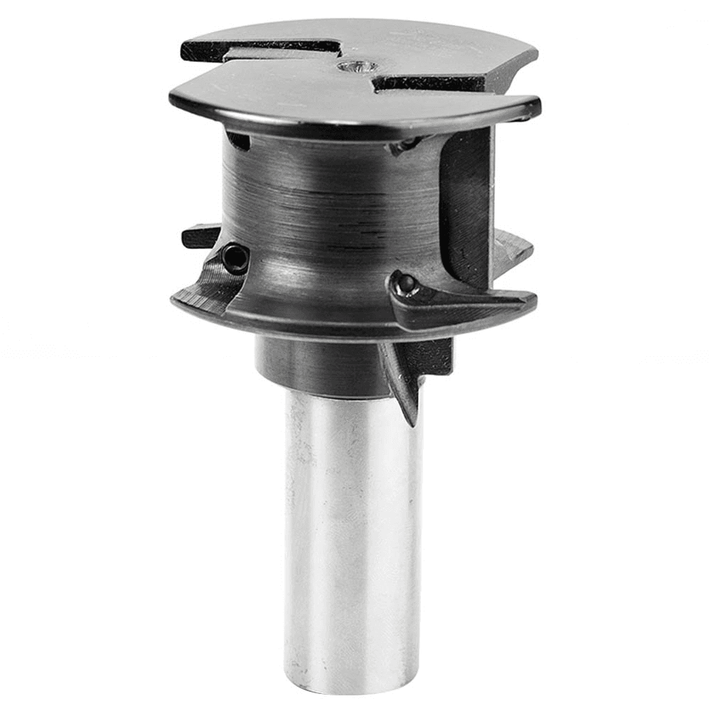 80mm x 125mm CNC Insert Concave Router Bit, 2-Flute, 25mm Shank - Main Image