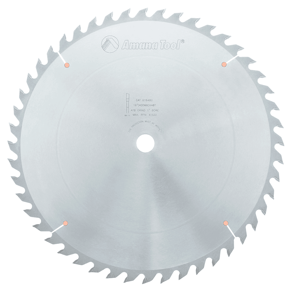 16" x 48 Teeth Ripping/Cross-Cut General Purpose Saw Blade - Main Image
