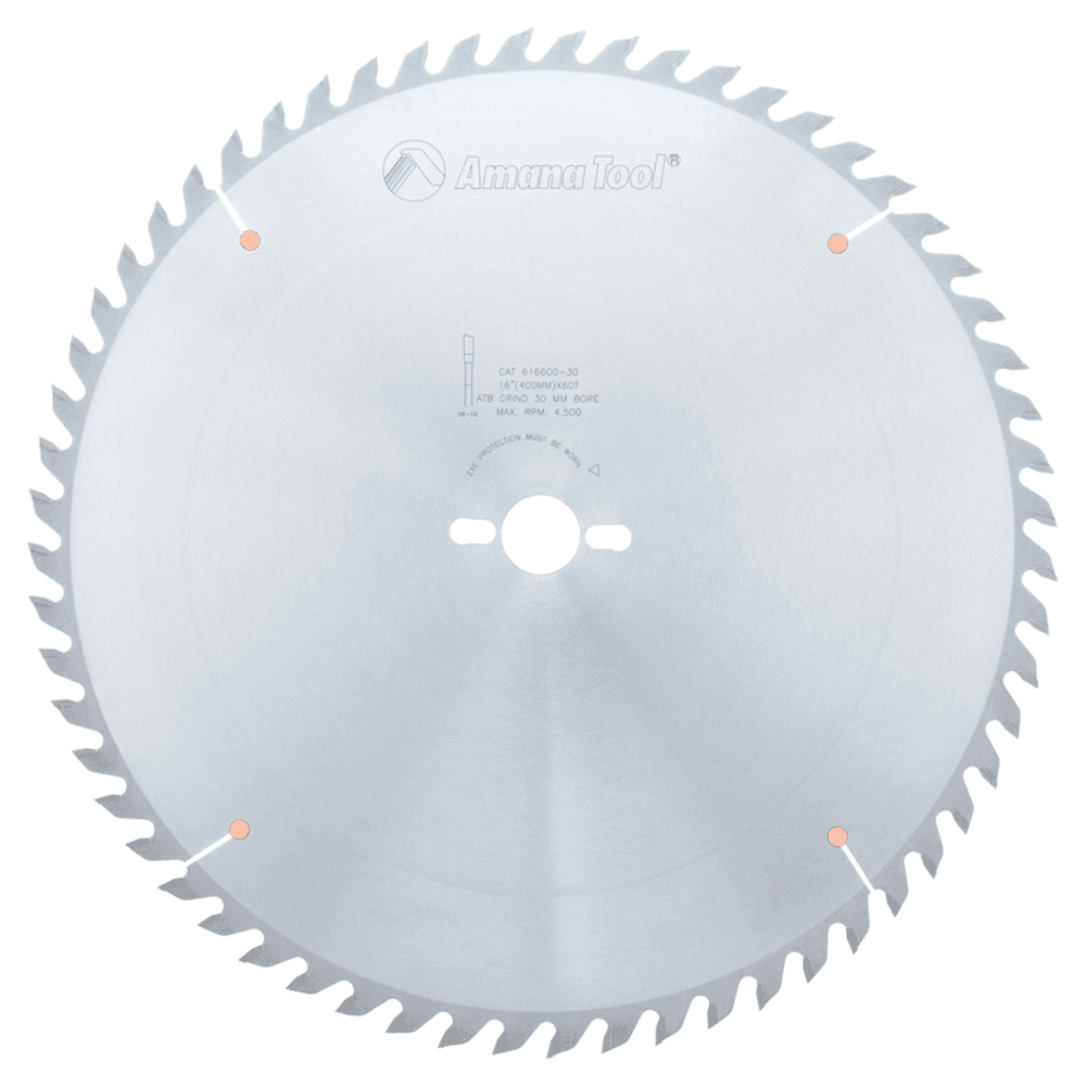 16" x 60 Teeth Ripping/Cross-Cut General Purpose Saw Blade, 30mm Bore - Main Image