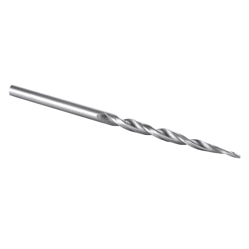 High-Speed Steel Drill Bit with Taper Matching Screw Size