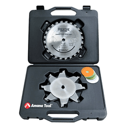 8" x 24 Teeth Dado Set with 4-Wing Six Chipper, 5/8" Bore - Alt Image 2