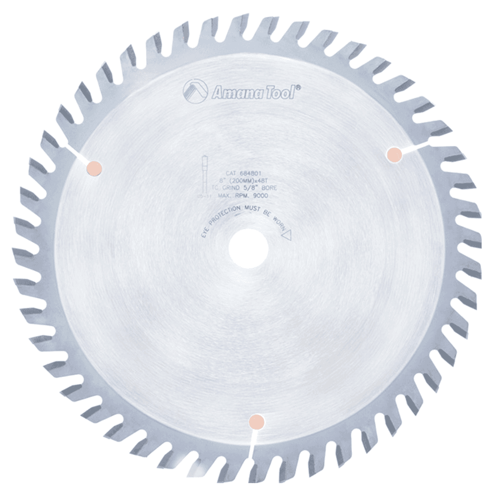 8" x 48 Teeth Heavy-Duty Trimming/Cross-Cut General Purpose Saw Blade - Main Image