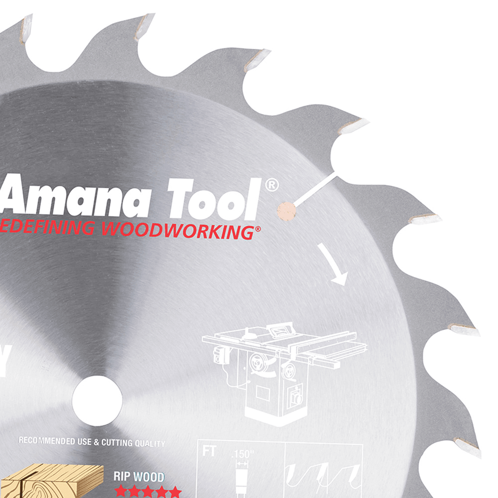 10" x 20 Teeth Heavy-Duty Ripping Saw Blade - Alt Image 1