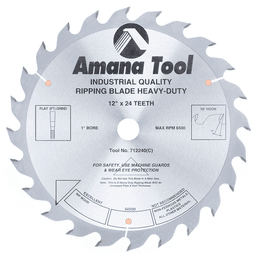 12" x 24 Teeth Heavy-Duty Ripping Saw Blade - Main Image