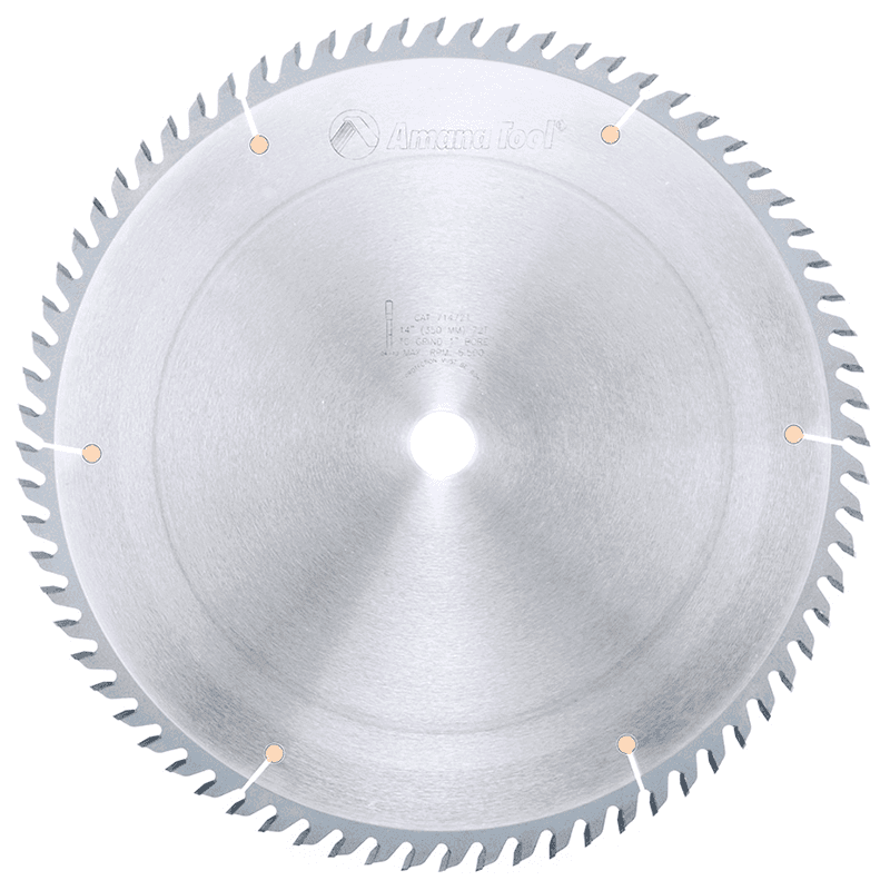 14" x 72 Teeth Heavy-Duty Cross-Cut/Cut-Off Saw Blade - Main Image