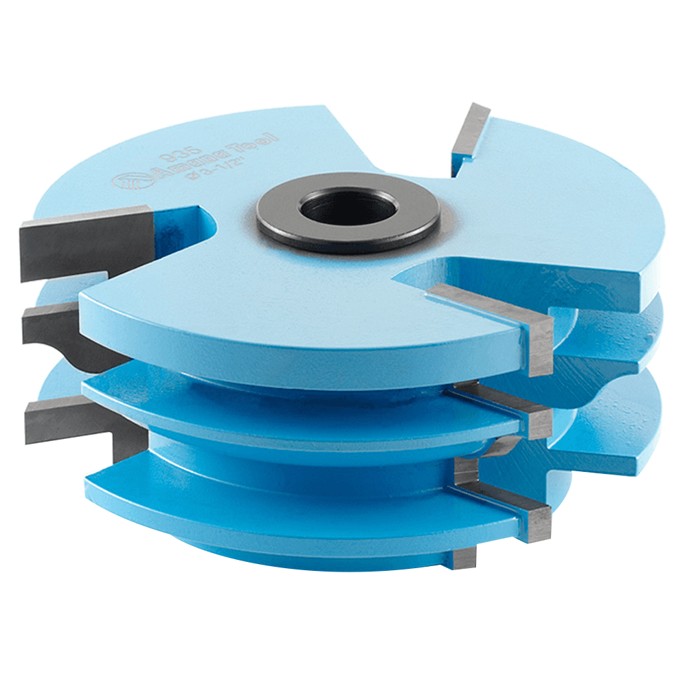 3-1/2" x 1/4" Radius 3-Wing Reversible Stile/Rail Ogee Cutter - Main Image