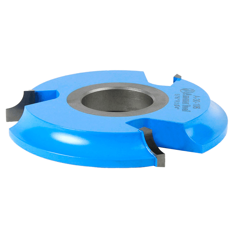 4" x 5/16" Radius 3-Wing Heavy-Duty Corner Round Cutter - Main Image