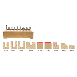 1-Piece Router Bit Set, 1/4" Shank - Alt Image 1