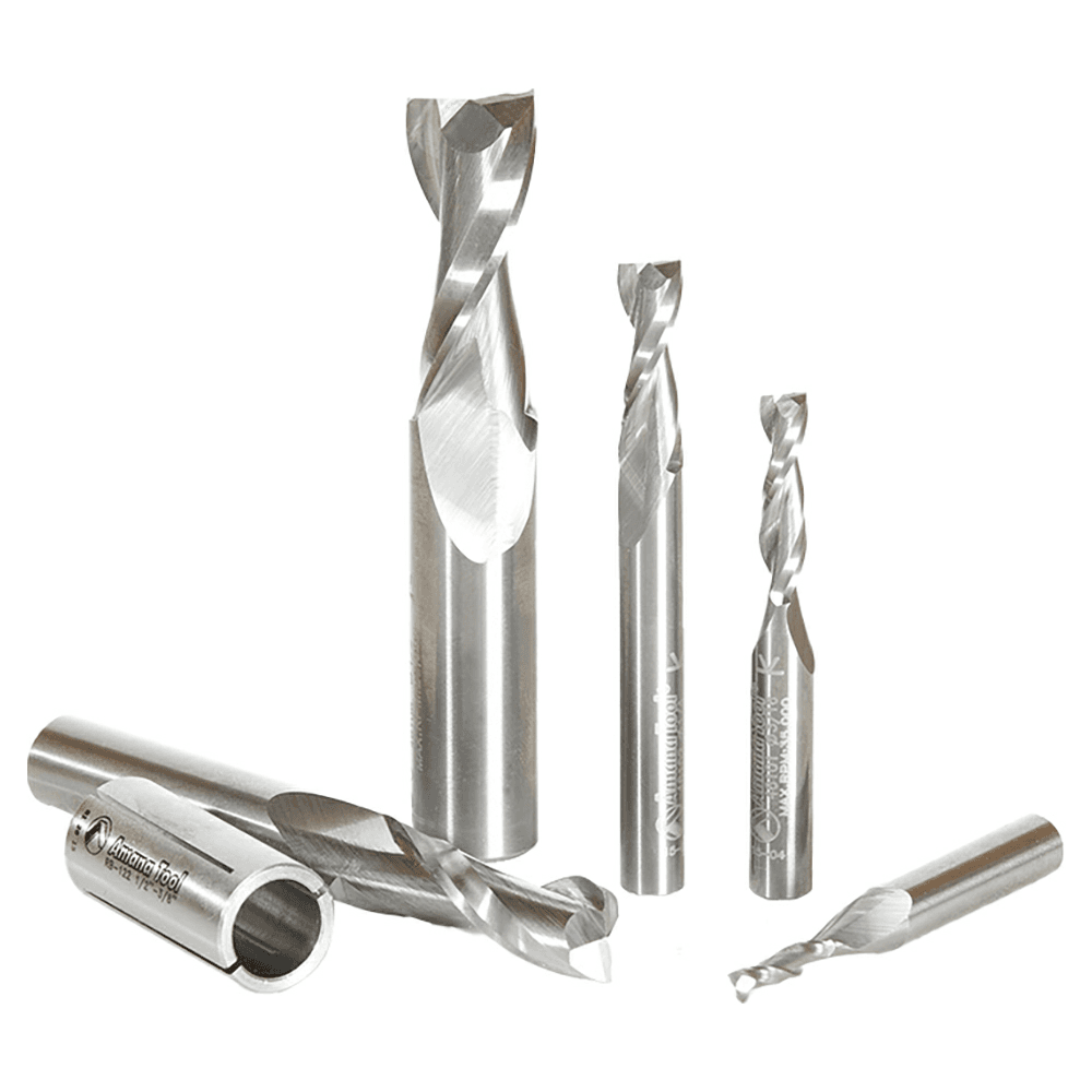5-Piece Up-Cut Spiral Router Bit Set - Main Image