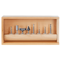 8-Piece CNC Signmaking Starter Router Bit Collection II, 1/4" Shank - Alt Image 1