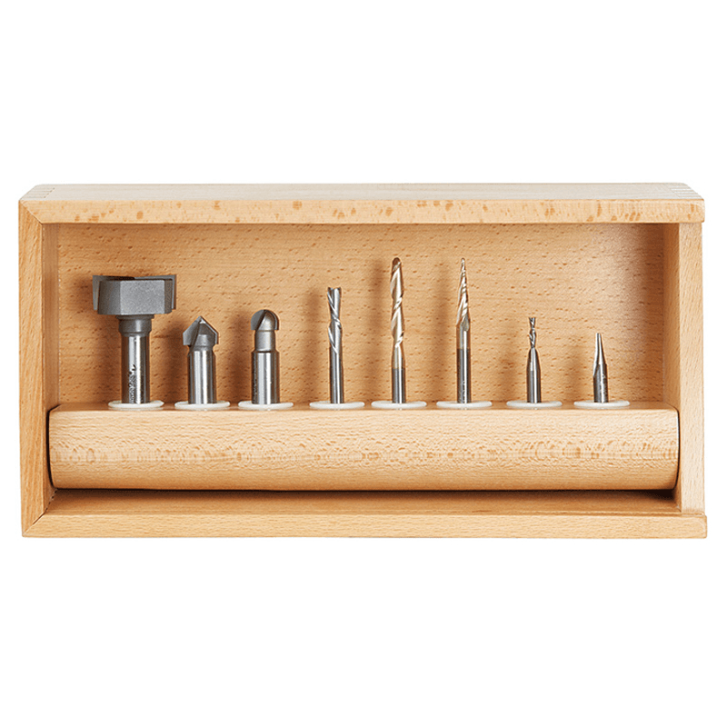 8-Piece Signmaking Starter Router Bit Collection - Main Image