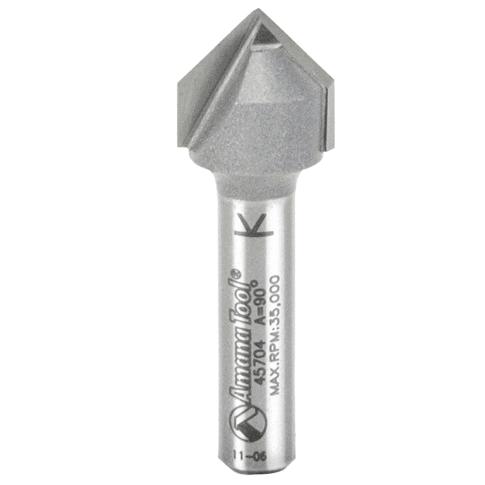 8-Piece General Purpose CNC Router Bit, 1/4" Shank Alt 2 - Image