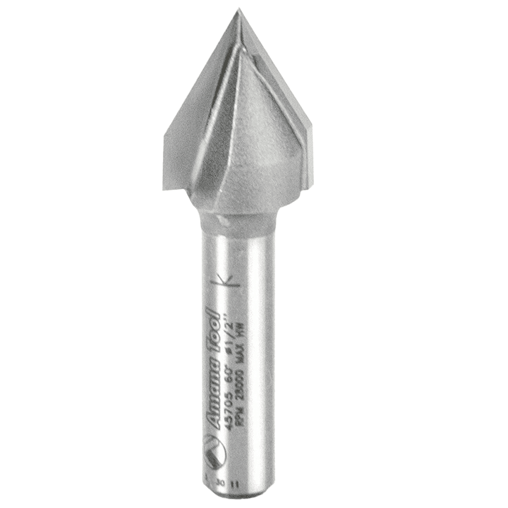 8-Piece General Purpose CNC Router Bit, 1/4" Shank Alt 4 - Image