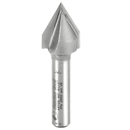 8-Piece General Purpose CNC Router Bit, 1/4" Shank Alt 4 - Image