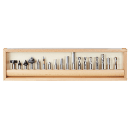 18-Piece CNC Advanced General Purpose Router Bit Collection, 1/2" Shank - Alt Image 1