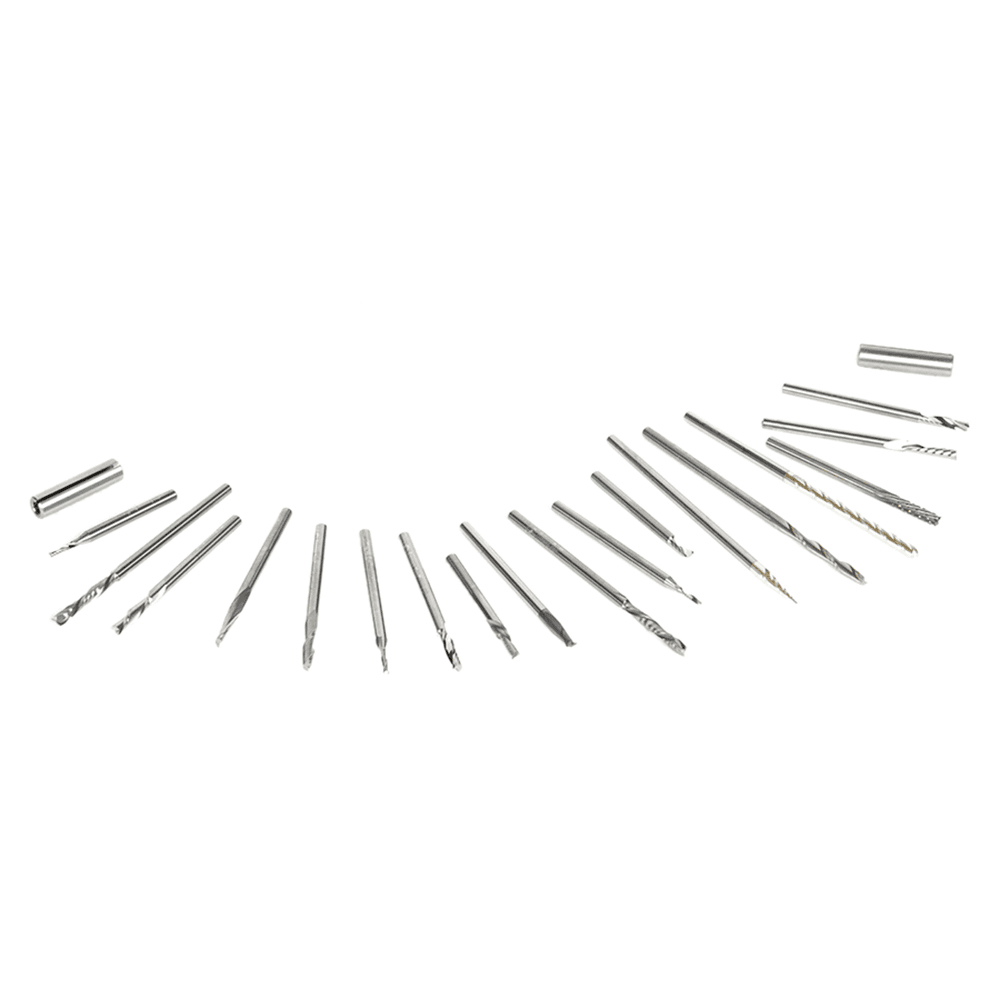 18-Piece CNC Specialty Multi-Material Router Bit Collection, 1/8" Shank - Main Image