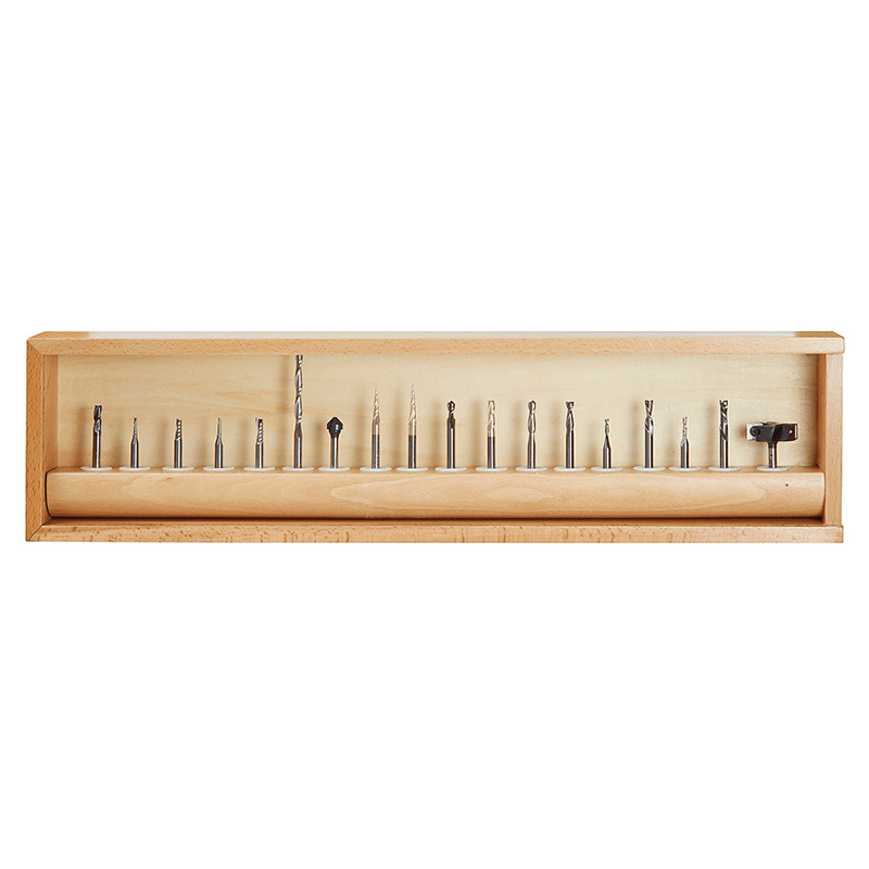 18-Piece CNC Specialty Multi-Material Router Bit Collection, 1/4" Shank - Alt Image 1