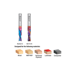 2-Piece CNC Spektra Signmaking Router Bit Pack, 1/4" Shank - Alt Image 3