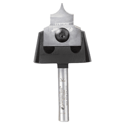 AMS-214 4-Piece Tru Point Roundover Insert CNC System Router Bit, Set, 1/4" Inch Shank Alt 4 - Image