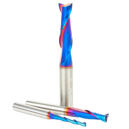 3-Piece Up-Cut Spektra Extreme Tool Life Coated Spiral Router Bit Pack - Alt Image 1