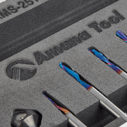 8-Piece CNC General Purpose Router Bit Set, 1/4" Shank Alt 3 - Image