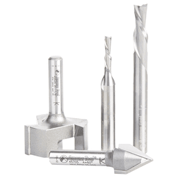 AMS-284 General Purpose CNC Router Bit, Set, 1/4" Shank(4/Piece) Alt 2 - Image