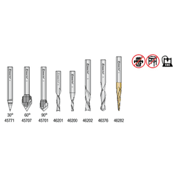 8-Piece CNC General Purpose Set, 1/4" Shank Alt 2 - Image
