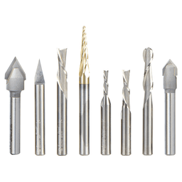 8-Piece CNC General Purpose Set, 1/4" Shank Main - Image
