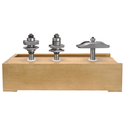 3-Piece Ogee Raised Panel Doormaking Set, 1/2" Shank - Main Image