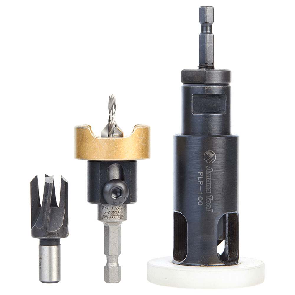 AMS-306 3-Piece Countersink/Plug Cutter/Plug Planer Pack Main - Image